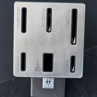  Set of 5 knives in a Zwilling Four Star self-sharpening block - Gray - 8