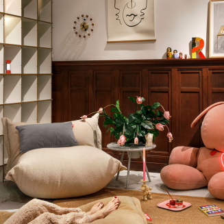 Poduszka Fatboy King Pillow Velvet Taupe - 6