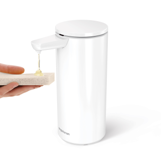 Dozownik bezdotykowy z akumulatorem Simplehuman 414 ml biały - 2