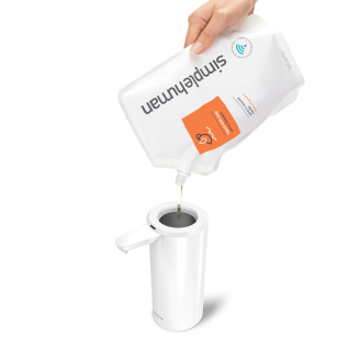 Dozownik bezdotykowy z akumulatorem Simplehuman 414 ml biały - 3