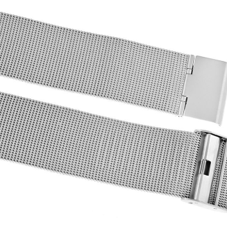 Bransoleta Siatka Srebrna 22 mm 301S22 - 4