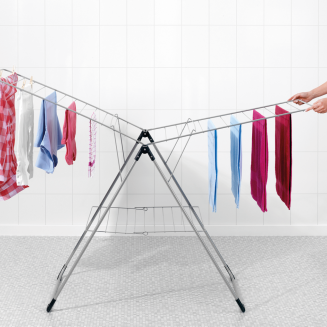 Brabantia metallic gray two-tier dryer, 106 cm - 4