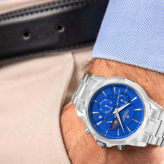 Zegarek Męski Giewont Chronograph Sapphire Srebrno Niebieski GW9460-B3 - 4