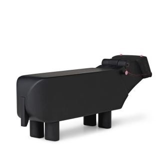  Kay Bojesen Hippo painted wooden figurine 26 cm - 3