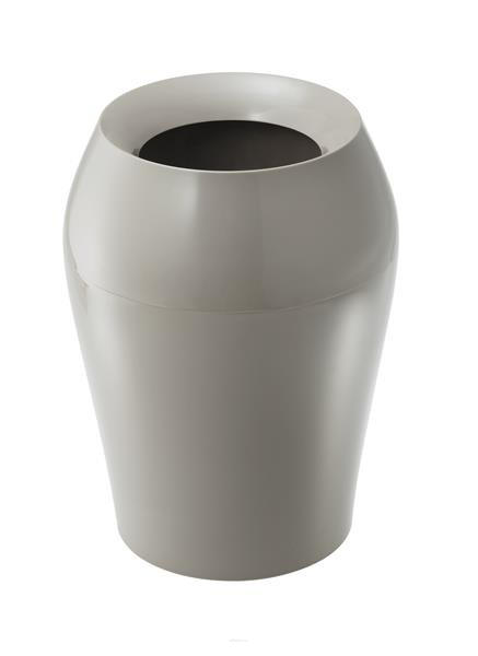  Yamazaki Veil waste bin, round, gray