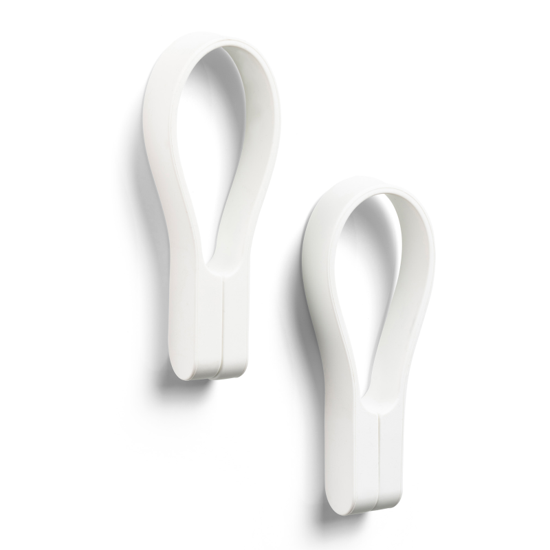  Magnetic wall hooks Zone Denmark Loop White 2 pcs.