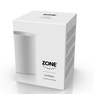 Kubek łazienkowy Zone Denmark Karma White - 2