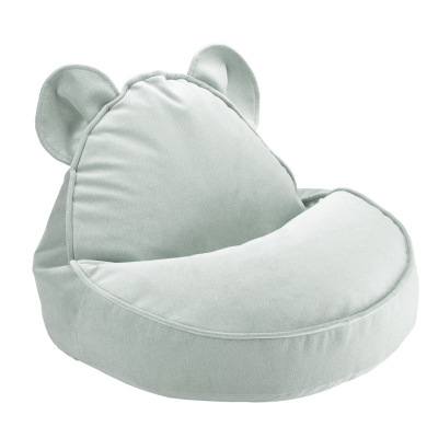  Wigiwama Bear Velvet Misty Green Children's Pouf