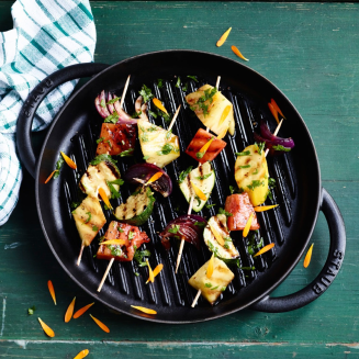  Staub round cast iron grill pan with two handles - 26 cm, Black - 4