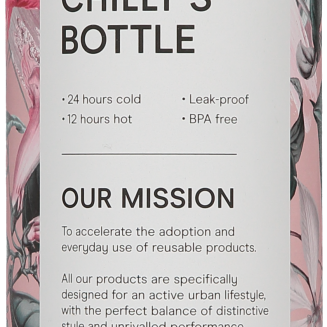  Chilly's Bottles 3D Tropical Flamingo thermal bottle 500 ml - 3