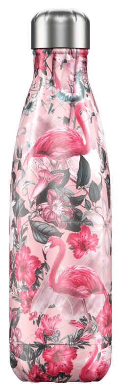  Chilly's Bottles 3D Tropical Flamingo thermal bottle 500 ml