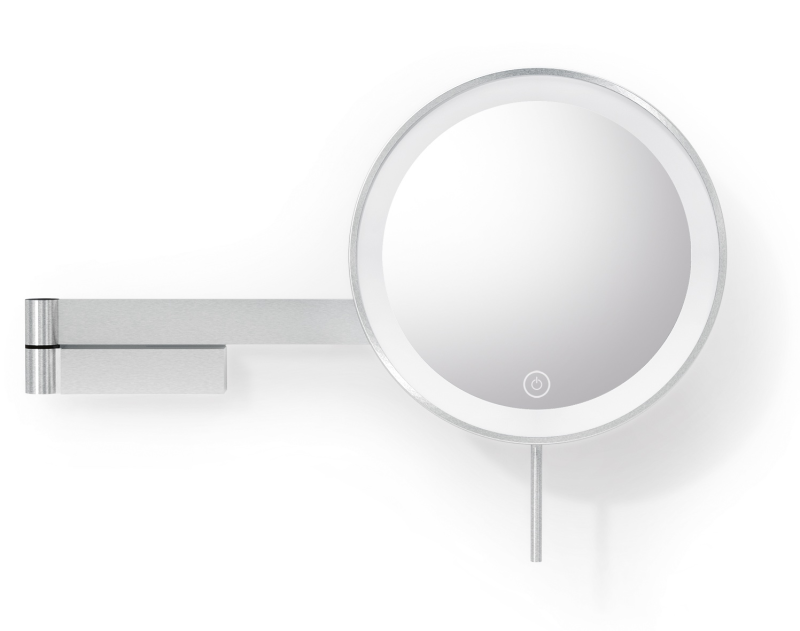 Kosmetyczne lustro ścienne z podświetleniem LED Zack Linea mat