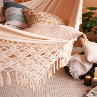  La Siesta Bossanova latte kingsize hammock - 5