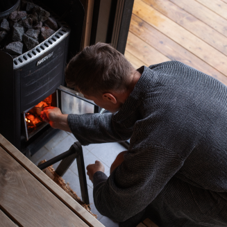  Szlafrok Lapua Kankurit Tarva black-linen M - 4
