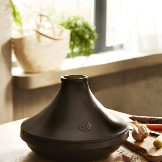 Emile Henry Delight tagine dish, 2l, black, induction - 8