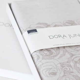  Lapuan Kankurit tablecloth 100 Ruusua rose 150x320 cm - 5