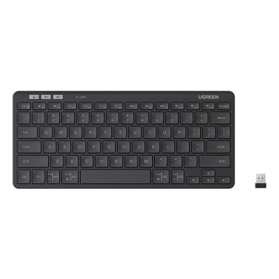 Klawiatura bezprzewodowa wielotrybowa Ugreen K551, Bluetooth 5.3 (szara)