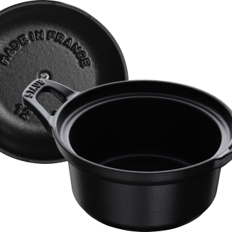  Staub La Coquette round cast iron pot - 500 ml, Black - 6