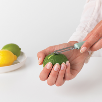 Brabantia Tasty+ Jade Green peeler with zester - 3