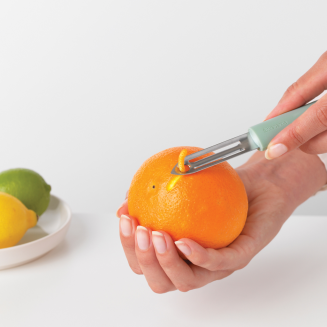 Brabantia Tasty+ Jade Green peeler with zester - 2