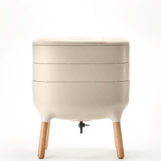 Kompostownik domowy Plastia Urbalive 50x38 cm kremowy - 2