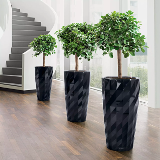  Lechuza Diamante Premium 40 flowerpot, glossy anthracite - 9