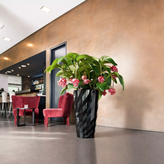  Lechuza Diamante Premium 40 flowerpot, glossy anthracite - 5