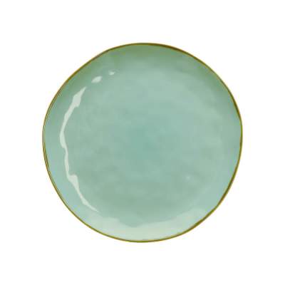  Rose&Tulipani | Set of 4 Concerto Verde Acqua dinner plates - Mint, 27 cm