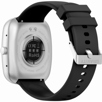 Smartwatch Męski GRAVITY GT18-4 Pomarańczowy Pasek Silikonowy + Czarny Pasek - 8
