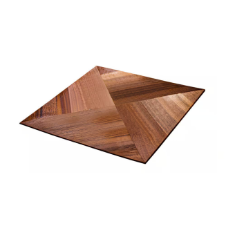  Artelegno walnut wood plate placemat, 33 cm - 3