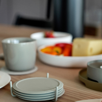  Glass coasters Zone Denmark Singles Cool Grey - 3