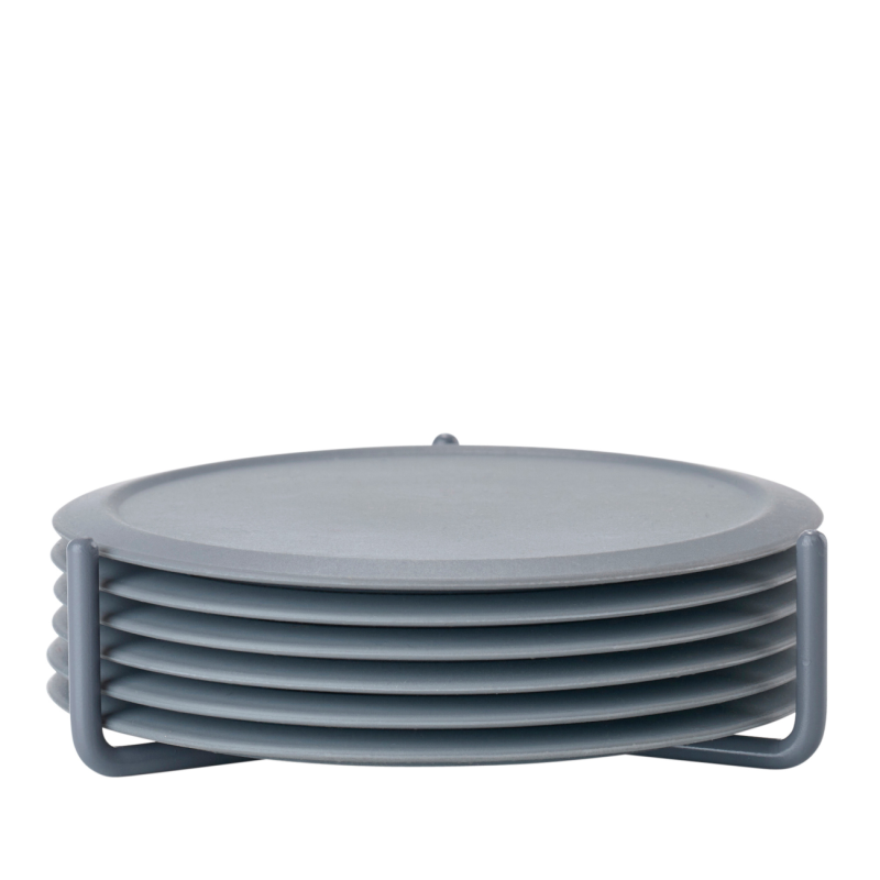  Glass coasters Zone Denmark Singles Cool Grey