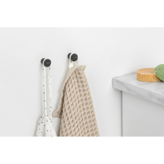 Brabantia | MindSet towel hooks, gray, 2 pieces - 3