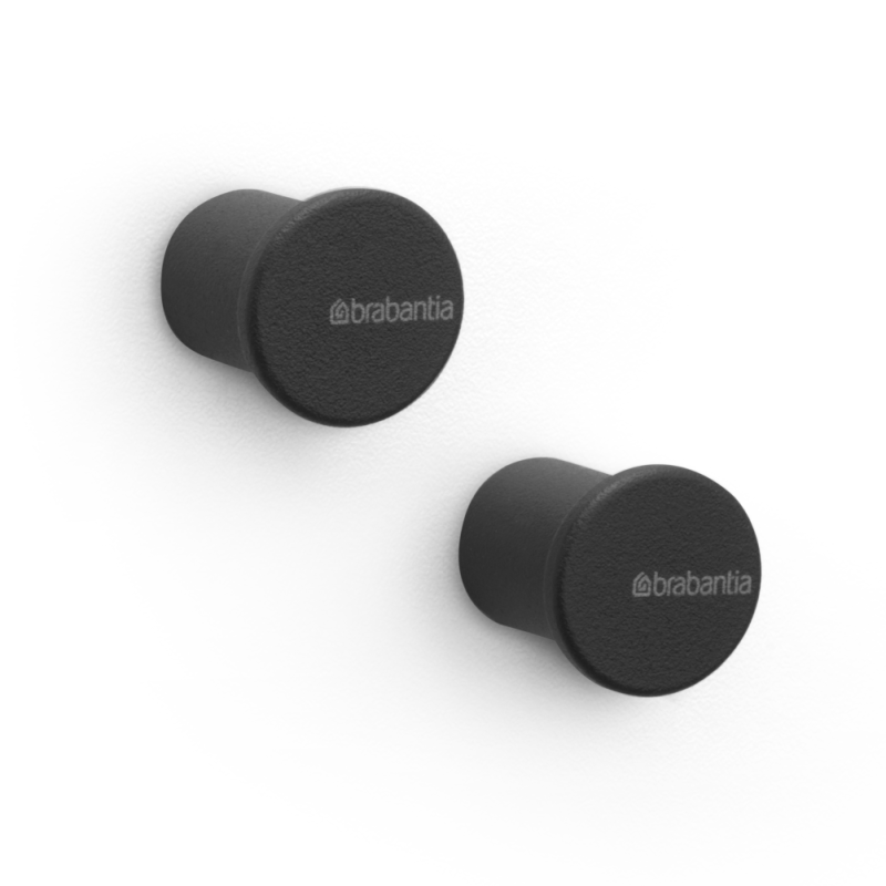 Brabantia | MindSet towel hooks, gray, 2 pieces