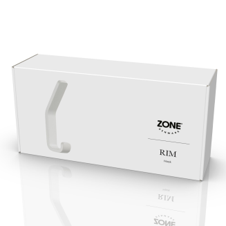 Wieszak ścienny podwójny Zone Denmark Rim White - 2