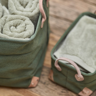  Aquanova Lubin Sage green basket 48l - 2