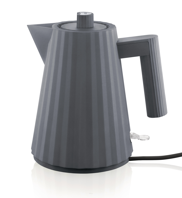Alessi Plisse electric kettle, gray, 1l