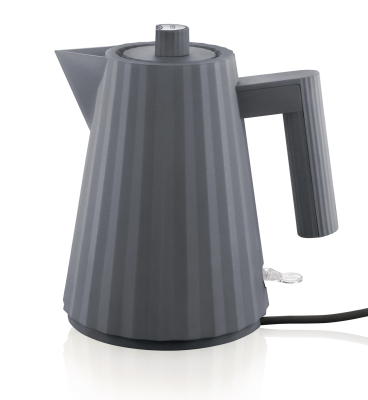 Alessi Plisse electric kettle, gray, 1l