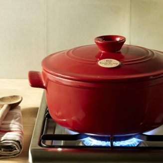  Emile Henry round ceramic pot, 2.5 l, red - 4