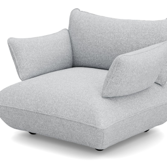 Sofa Fatboy Sumo Loveseat Boucle Light Grey Melange - 3