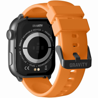 Smartwatch Męski GRAVITY GT28-2 Pasek + Bransoleta Pomarańczowo Czarny - 9