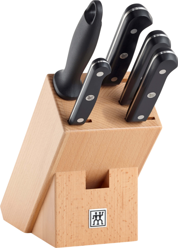  Set of 4 Zwilling Gourmet knives in a block