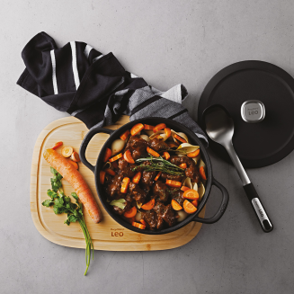 BergHOFF | Garnek żeliwny z pokrywą Graphite 26  cm 5.7 l - 4