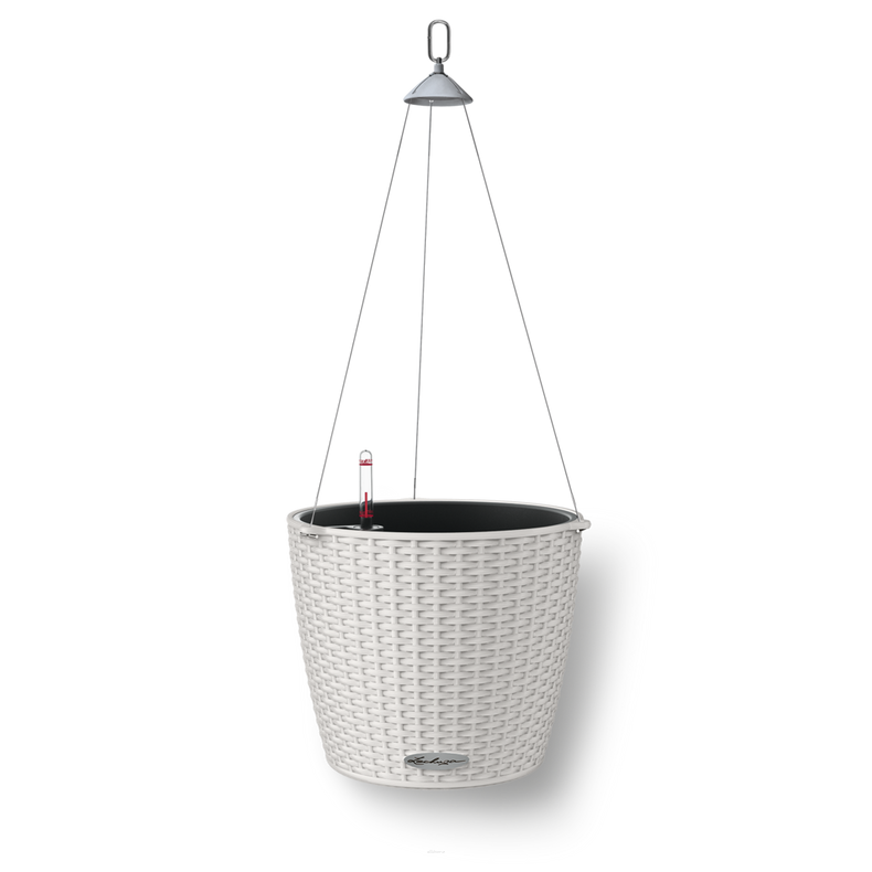  Lechuza Nido Cottage 28 planter light gray