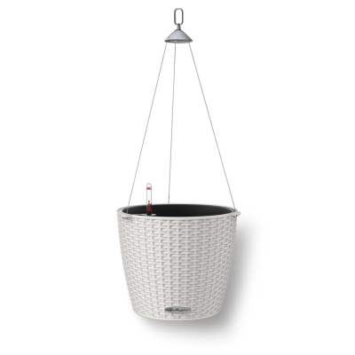  Lechuza Nido Cottage 28 planter light gray