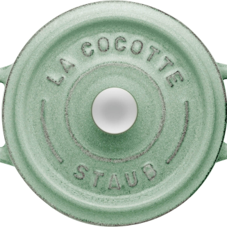  Mini round cast iron pot Staub - 250 ml, Mint - 2