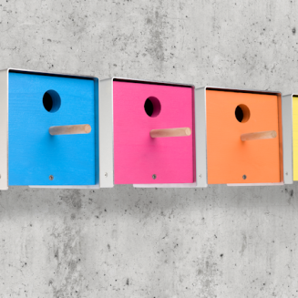  Keilbach Twitter birdhouse pink - 4