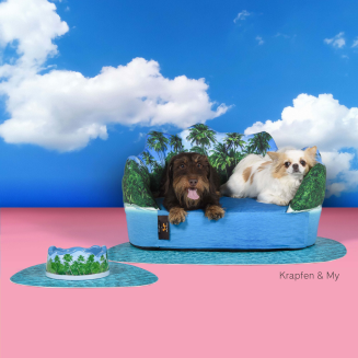 Legowisko dla psa United Pets Maledives z matą - 2