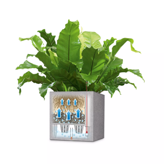  Lechuza Canto Stone flowerpot 30 cubes, white quartz - 3