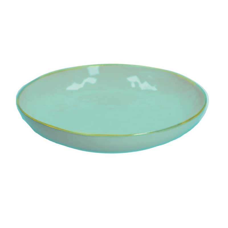  Rose&Tulipani | Set of 2 round Concerto Verde Acqua bowls - Mint, 30 cm